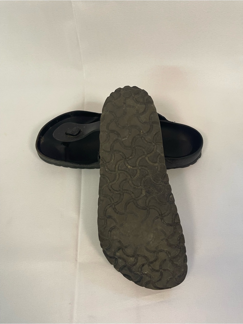 Birkenstock Black EVA Thong Sandals 39 - Picture 4 of 5